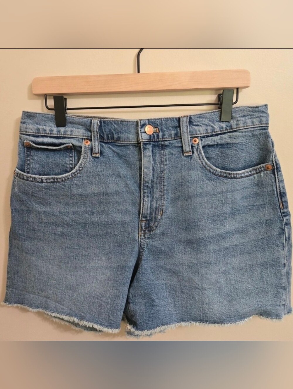 J.CREW High-Rise Denim Cut Off Shorts Women’s 29 In Tea-time Wash 5-Pocket JORTS